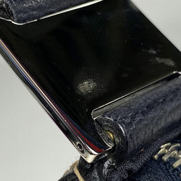 Gucci GG Pattern Sherry Line Web Shoulder Bag GG Canvas Navy Blue - Picture 3 of 6